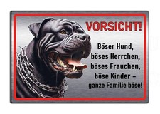 Warnung vor dem Hund Schilder Hundeschild Warnschild Achtung Vorsicht Alu Lustig