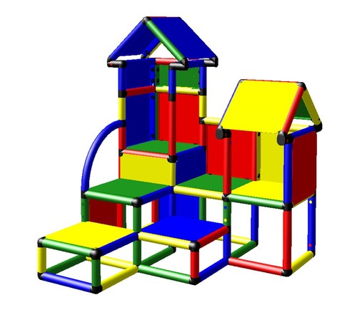 Spielhaus spielturm montessori - spielhaus,