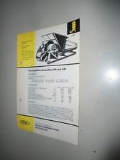 Datenblatt Prospekt Landwirtschaft DDR Fördergebläse Maschinenfabrik Netzschkau