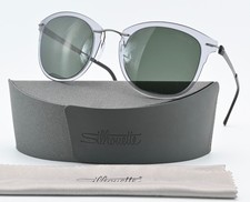 SILHOUETTE Sonnenbrille Infinity Collection 8701 75 6560 Titan Panto Pol Leicht