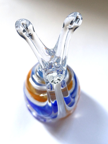Schnecke aus glas - aus,