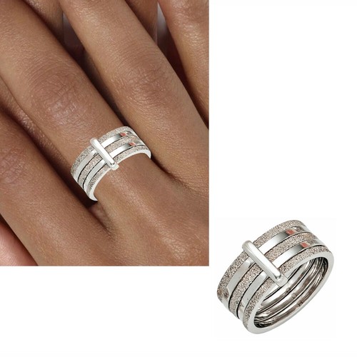 Damen ring breit 925 echt - damen,