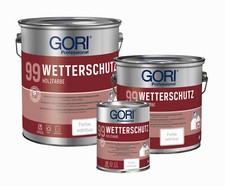GORI 99 Wetterschutzfarbe Holz Deckfarbe Holzfarbe Fassadenfarbe •Farbe wählbar•