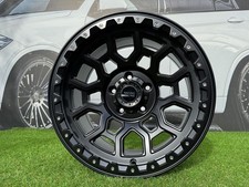 4X R17 " 5X127 Mammoth Off-Road Hunter Style Schwarz Halb Matt Räder : Für 4x4