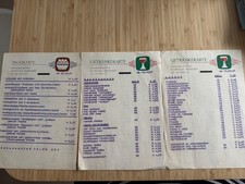 DDR, Speise- und Getränkekarte, 1987, Kurhaus Jonsdorf