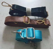 NEU ♥ Markenlos 3x Schulterriemen Riemen für Tasche Handtasche Lederimitat Synth