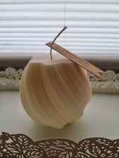 Handgefertigte Swirl Kerze Bio
