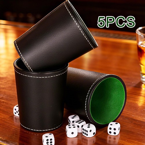 Würfelbecher leder set - würfelbecher,