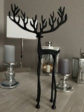 XL Hirsch Figur Skulptur