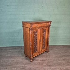 27042 Vertiko Gründerzeit 1880 Nussbaum furniert Antik