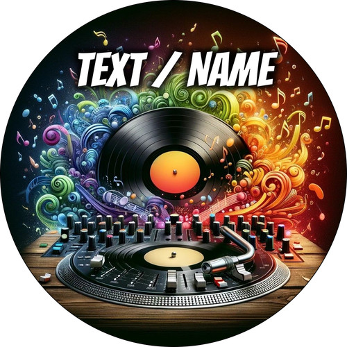 Vinyl pult tortenaufleger - dj,