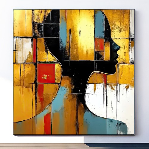 Leinwand bild abstrakt bunt - bild,