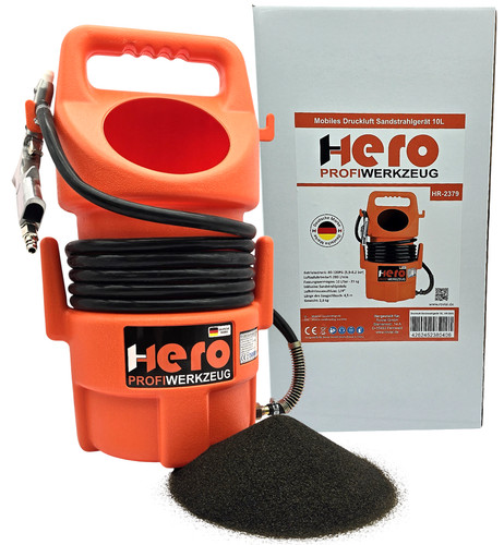 Hero sandstrahlgerät mit - hero,