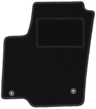 Fahrerfußmatte schwarz für