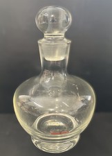 Karaffe Glaskaraffe, stabile dicke Ausführung, Höhe ca. 24 cm Durchmesser 13 cm