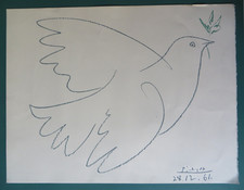 Pablo Picasso Colombe Bleue