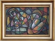 Alte abstrakte Komposition