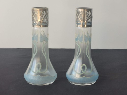 Paar jugendstil vasen - paar, jugendstil-