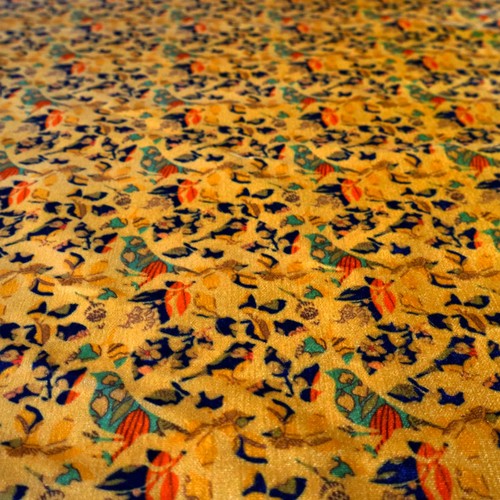 Gold vogel polsterstoff - gold,