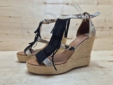 MAYPOL DAMEN SANDALEN ESPADRILLES KEILABSATZ HIGH HEELS PUMPS Gr:40 UK:6,5