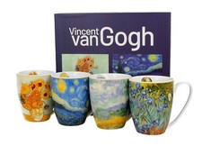 DUO Tassen Van Gogh 4er Set Classic Porzellan 0,36 L