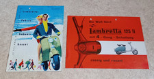 Altes prospekt werbung - 2x,