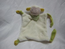 BABY CLUB / C&A Schmusetuch Kuscheltuch SCHAF LAMM creme - weiß grün Halstuch