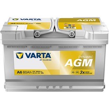 Varta A6 (F21) Dynamic AGM 580