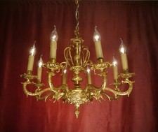 Antiker Kronleuchter Messing