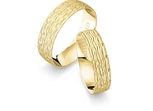 2x333 gold paarpreis eheringe - gold,
