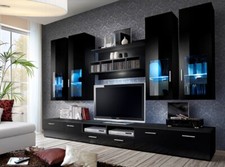 Wohnwand anbauwand wohnzimmer - wohnwand,