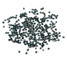 1 x Brillant blau Ø ca. 2,0 mm Diamant je ca 0,1 Karat Kt ct gebohrt ! RARITÄT !