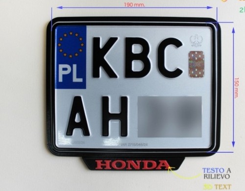 Motorrad kennzeichenhalter - motorrad,