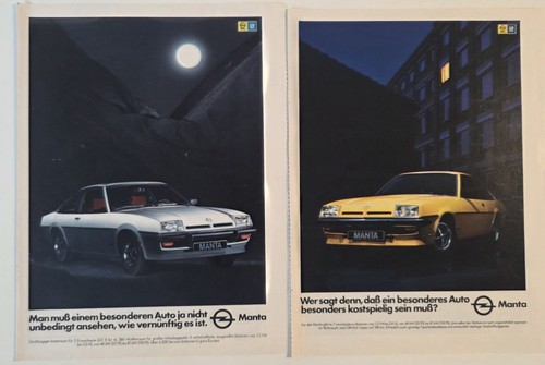 Opel manta werbebilder 80er - manta,