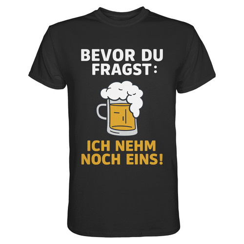 Lustiges bier shirt herren - t-shirt,