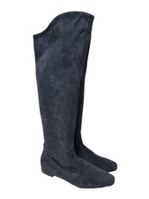 UNüTZER Schaftstiefel Damen Stiefel Gr. DE 41 dunkelblau Elegant