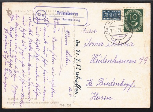 Poststellen stempel 13a - ii-stempel,