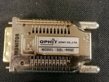 OPHIT DVI - Glasfaser SC Adapter / Extender DSL-R002 (LWL Receiver)