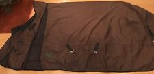 Regendecke EQuest Braun Seitlicher Verschluss 155cm 0g Fleece Kaum Benützt!