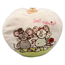 NICI Hochzeits-Spardose Herz Just Married Brautpaar rosa Geld sparen 12cm Paar