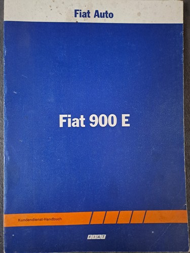 Fiat 900 kundendienst - 900,