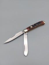 Rough Rider Messer RAMS HORN  TAPPER Slipjoint 440 Stahl Widderhorn RR1509