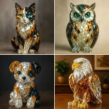 Kristall Tierfigur Klarglas