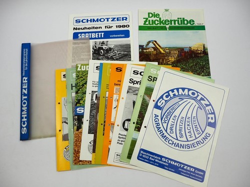 14x original prospekt mappe - 14x,