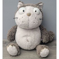 NICI Lazy Cat Comic Cat Gray
