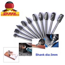 10x Wolframcarbid-Frässtifte