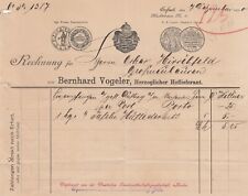 ERFURT, Rechnung 1900