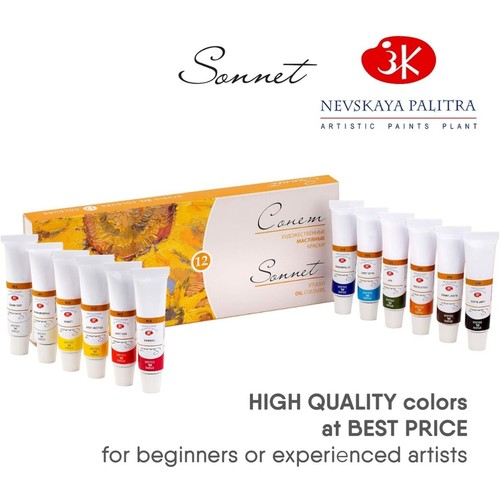 Sonnet oil paints sets 12 - paints, x