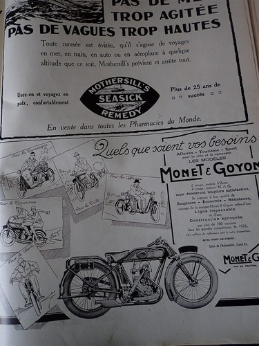 Monet goyon motorrad seasick - monet,