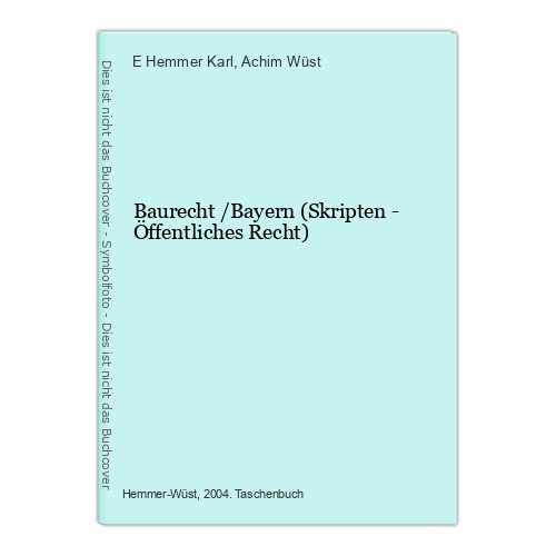Baurecht bayern skripten - (skripten,